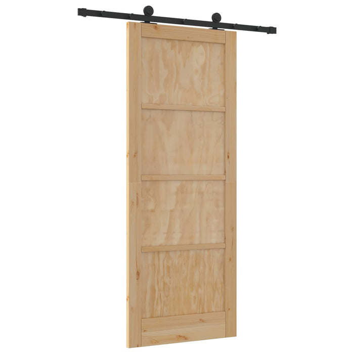 Ușă glisantă ORKDAL natural 83 x 211 cm Lemn masiv de pin - WALTI WALTI