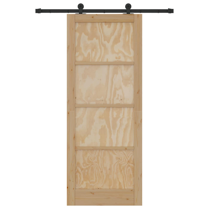 Ușă glisantă ORKDAL natural 83 x 211 cm Lemn masiv de pin - WALTI WALTI
