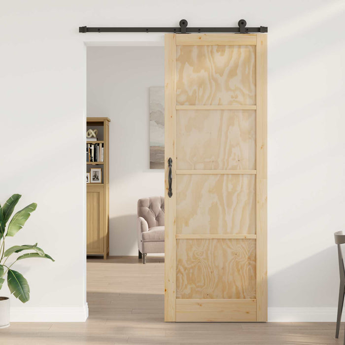 Ușă glisantă ORKDAL natural 83 x 232 cm Lemn masiv de pin - WALTI WALTI