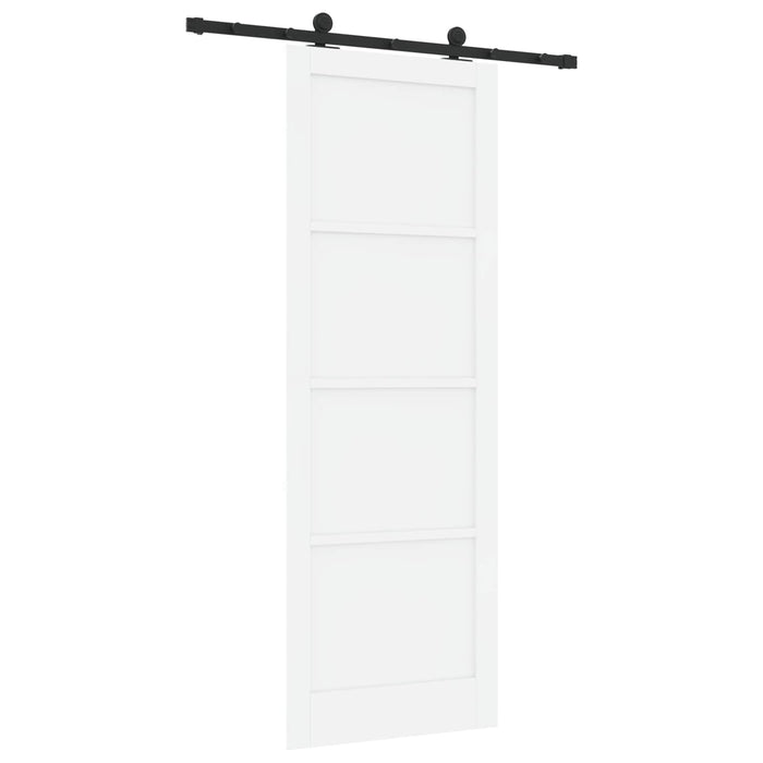 Ușă glisantă ORKDAL Alb 83 x 232 cm Lemn masiv de pin - WALTI WALTI