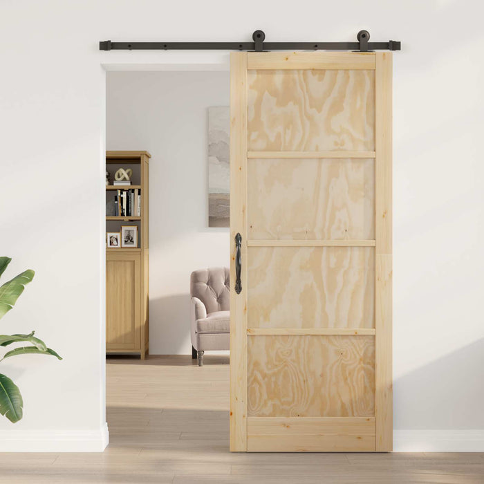 Ușă glisantă ORKDAL natural 86 x 211 cm Lemn masiv de pin - WALTI WALTI