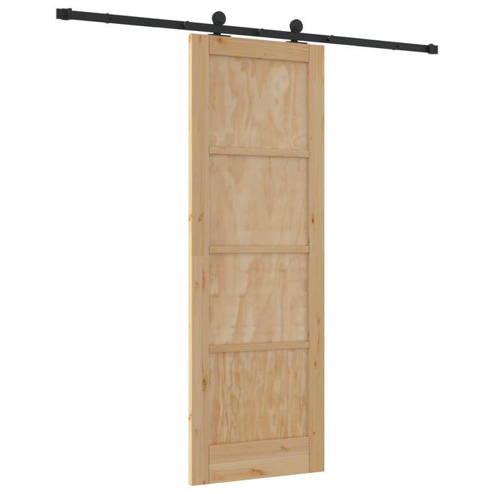 Ușă glisantă ORKDAL natural 73,5 x 211 cm Lemn masiv de pin - WALTI WALTI