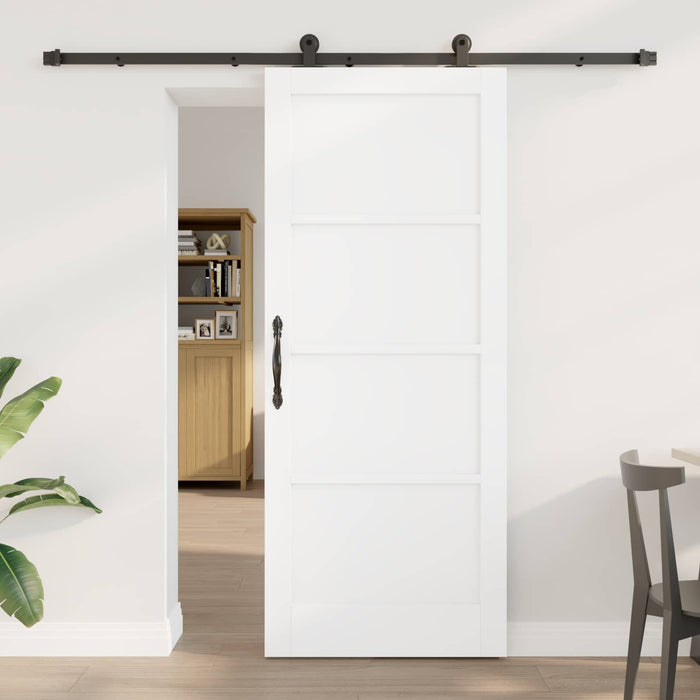 Ușă glisantă ORKDAL Alb 83 x 202 cm Lemn masiv de pin - WALTI WALTI