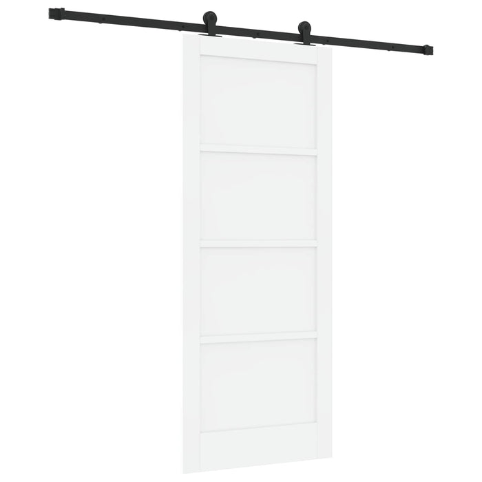 Ușă glisantă ORKDAL Alb 83 x 202 cm Lemn masiv de pin - WALTI WALTI