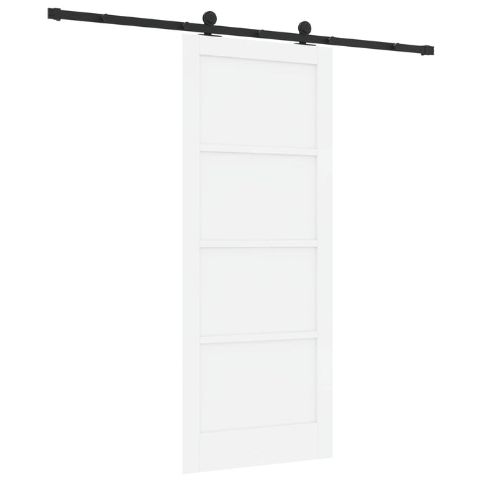 Ușă glisantă ORKDAL Alb 83 x 202 cm Lemn masiv de pin - WALTI WALTI