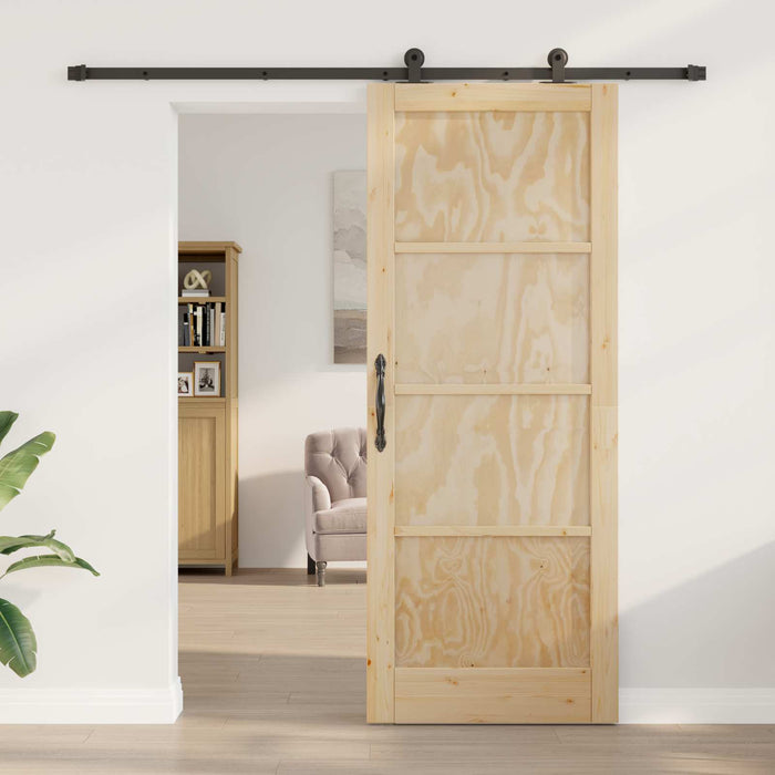 Ușă glisantă ORKDAL natural 83 x 211 cm Lemn masiv de pin - WALTI WALTI