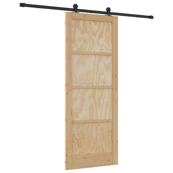 Ușă glisantă ORKDAL natural 83 x 211 cm Lemn masiv de pin - WALTI WALTI