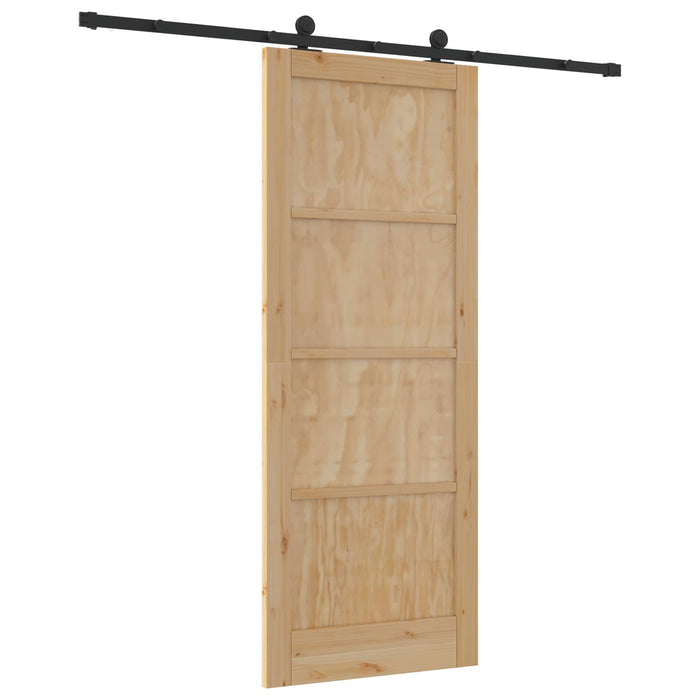 Ușă glisantă ORKDAL natural 83 x 211 cm Lemn masiv de pin - WALTI WALTI