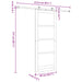 Ușă glisantă ORKDAL natural 83 x 211 cm Lemn masiv de pin - WALTI WALTI