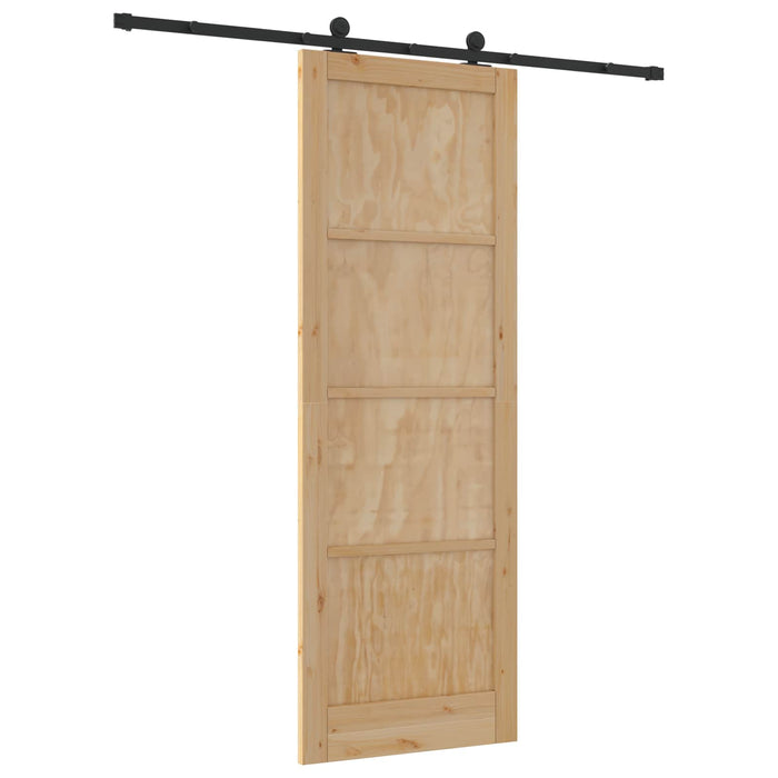 Ușă glisantă ORKDAL natural 83 x 232 cm Lemn masiv de pin - WALTI WALTI
