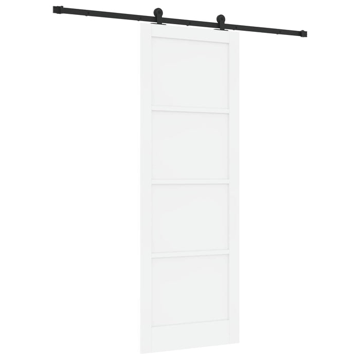 Ușă glisantă ORKDAL Alb 83 x 232 cm Lemn masiv de pin - WALTI WALTI