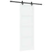 Ușă glisantă Alb și negru 83 x 232 cm Lemn masiv de pin - WALTI WALTI