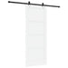Ușă glisantă Alb și negru 83 x 202 cm Lemn masiv de pin - WALTI WALTI