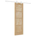 Ușă glisantă Natural și Alb 61 x 198,5 cm Lemn masiv de pin - WALTI WALTI