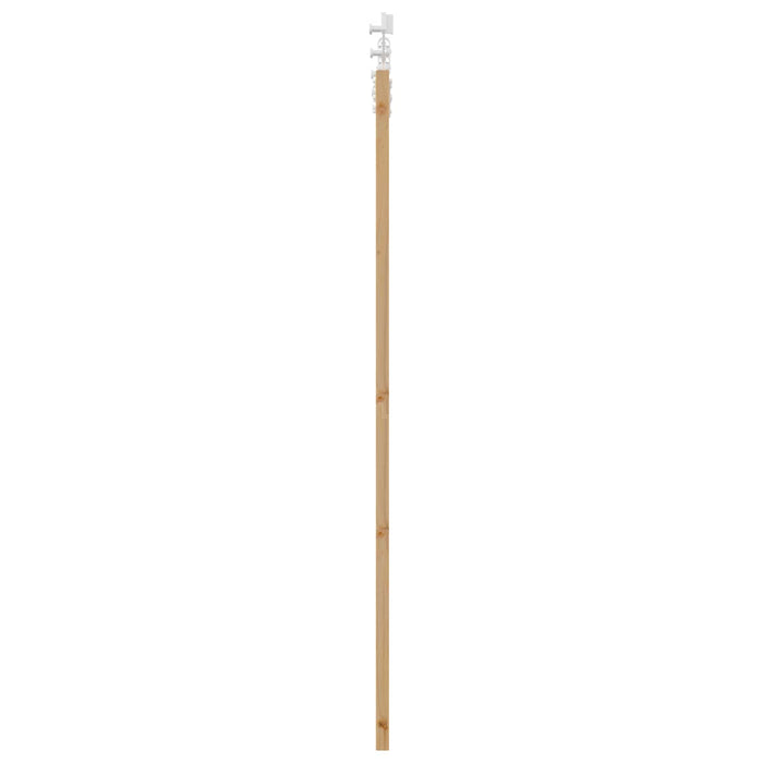 Ușă glisantă Natural și Alb 61 x 198,5 cm Lemn masiv de pin - WALTI WALTI