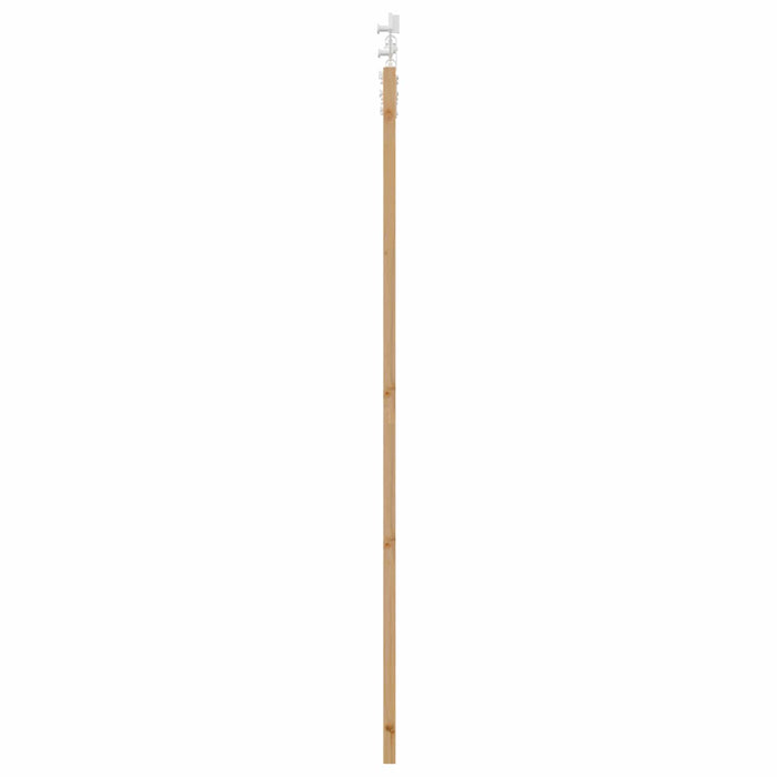 Ușă glisantă Natural și Alb 73,5 x 211 cm Lemn masiv de pin - WALTI WALTI
