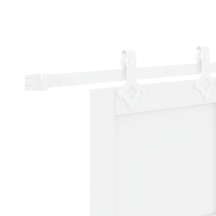 Ușă glisantă Alb 83 x 202 cm Lemn masiv de pin - WALTI WALTI
