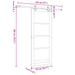 Ușă glisantă Alb 83 x 202 cm Lemn masiv de pin - WALTI WALTI