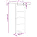 Ușă glisantă Natural și Alb 83 x 232 cm Lemn masiv de pin - WALTI WALTI