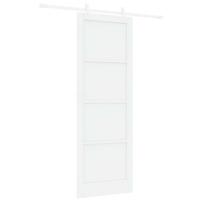 Ușă glisantă Alb 83 x 232 cm Lemn masiv de pin - WALTI WALTI