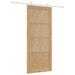 Ușă glisantă Natural și Alb 86 x 198,5 cm Lemn masiv de pin - WALTI WALTI