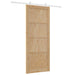 Ușă glisantă Natural și Alb 86 x 211 cm Lemn masiv de pin - WALTI WALTI