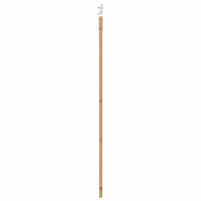 Ușă glisantă Natural și Alb 86 x 211 cm Lemn masiv de pin - WALTI WALTI
