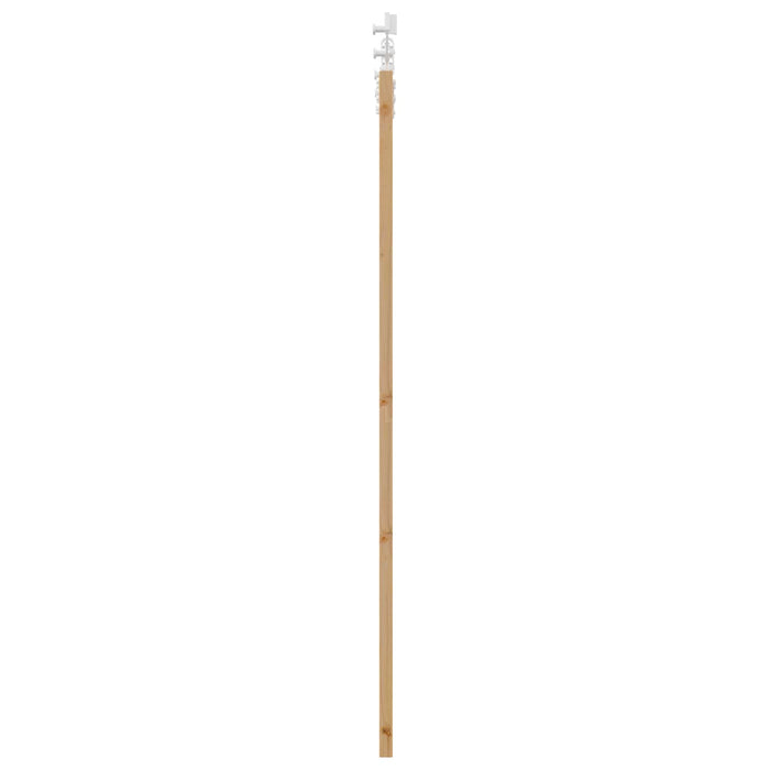 Ușă glisantă Natural și Alb 61 x 198,5 cm Lemn masiv de pin - WALTI WALTI