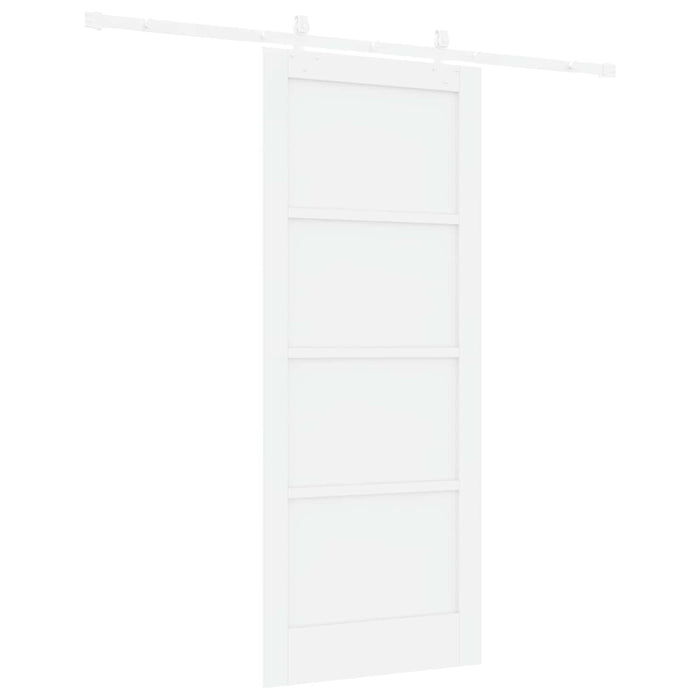 Ușă glisantă Alb 83 x 202 cm Lemn masiv de pin - WALTI WALTI