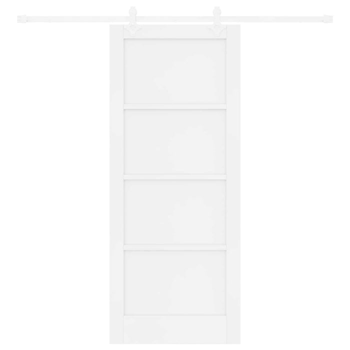 Ușă glisantă Alb 83 x 202 cm Lemn masiv de pin - WALTI WALTI