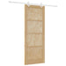 Ușă glisantă Natural și Alb 83 x 211 cm Lemn masiv de pin - WALTI WALTI