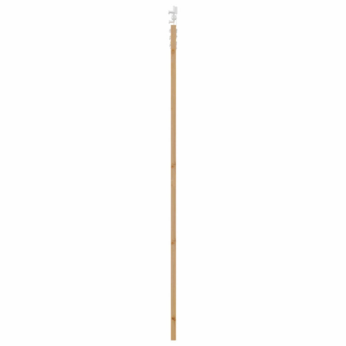 Ușă glisantă Natural și Alb 83 x 232 cm Lemn masiv de pin - WALTI WALTI