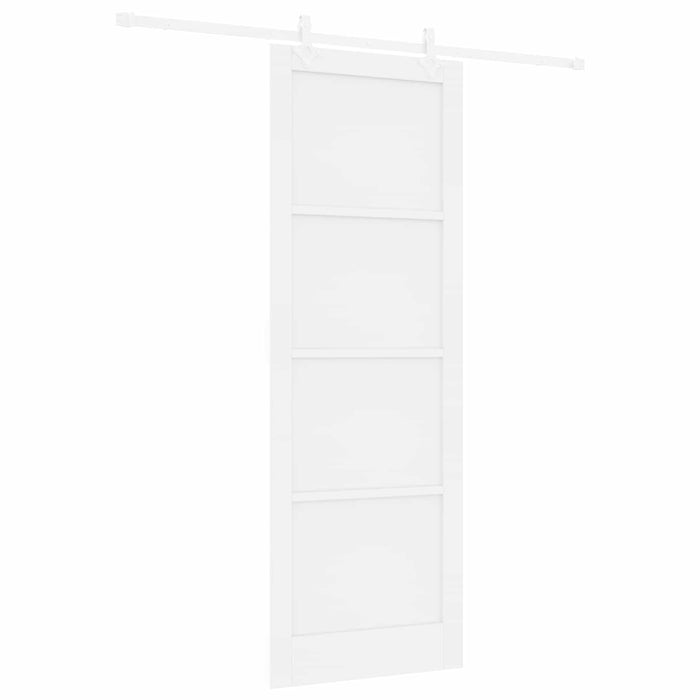 Ușă glisantă Alb 83 x 232 cm Lemn masiv de pin - WALTI WALTI