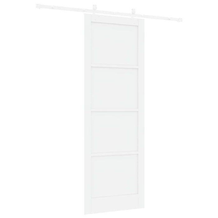 Ușă glisantă Alb 83 x 232 cm Lemn masiv de pin - WALTI WALTI