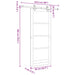 Ușă glisantă ORKDAL Alb 83 x 202 cm Lemn masiv de pin - WALTI WALTI