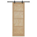 Ușă glisantă ORKDAL natural 83 x 232 cm Lemn masiv de pin - WALTI WALTI