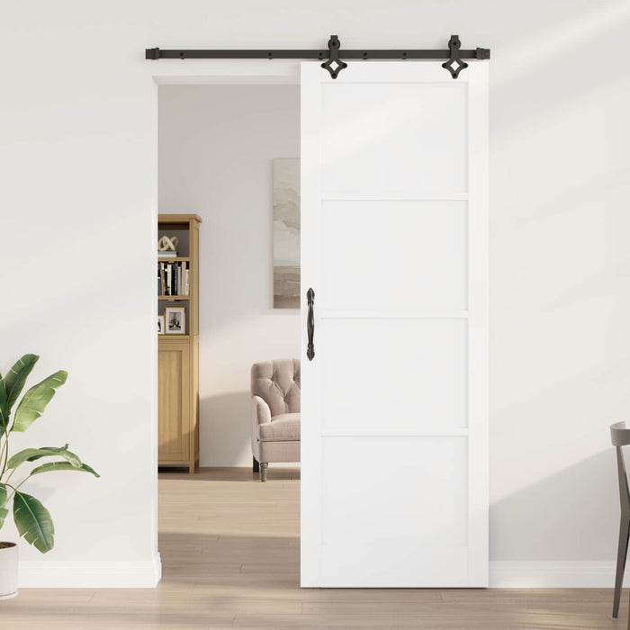 Ușă glisantă ORKDAL Alb 83 x 232 cm Lemn masiv de pin - WALTI WALTI