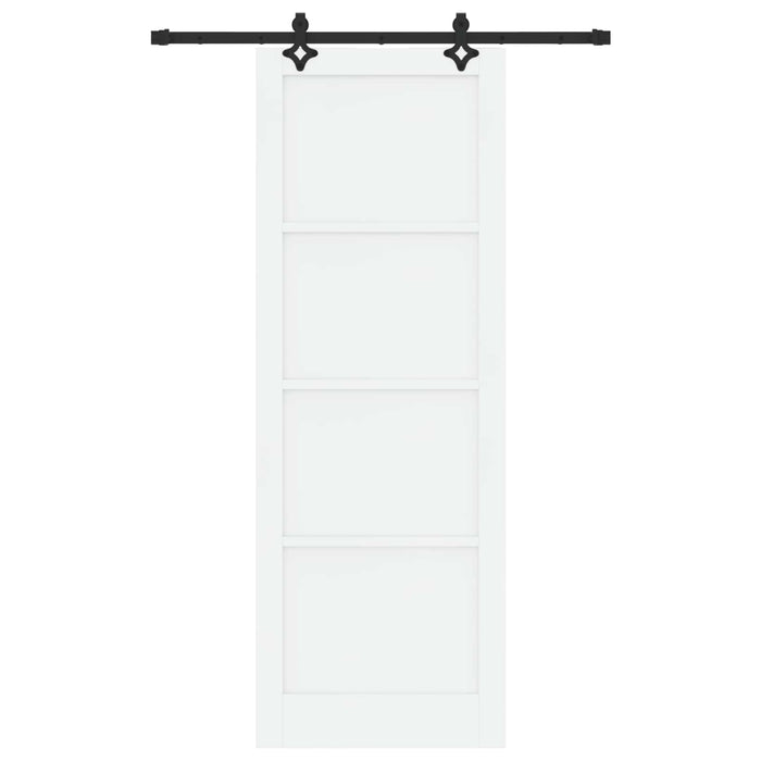Ușă glisantă ORKDAL Alb 83 x 232 cm Lemn masiv de pin - WALTI WALTI