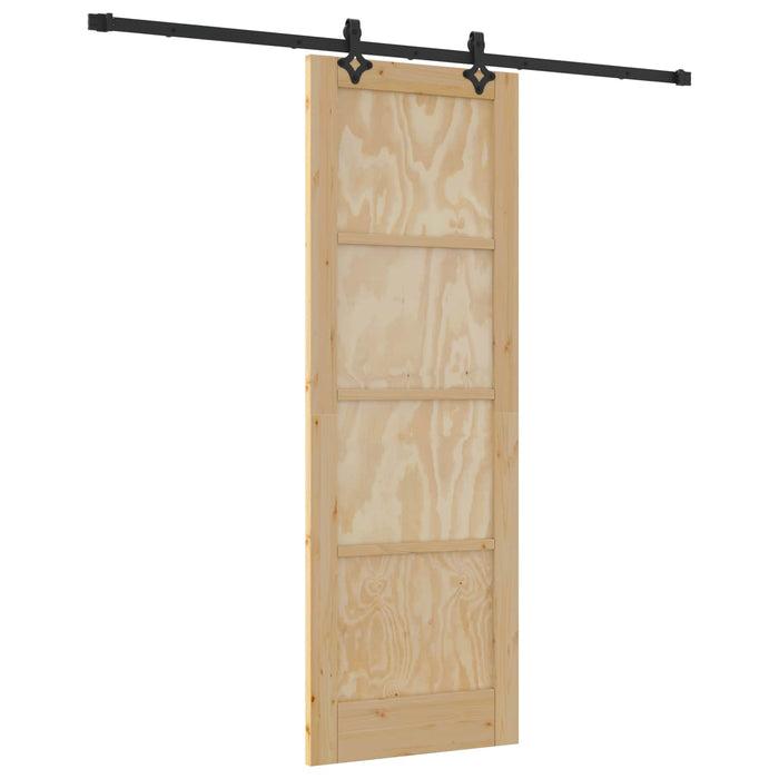 Ușă glisantă ORKDAL natural 73,5 x 211 cm Lemn masiv de pin - WALTI WALTI