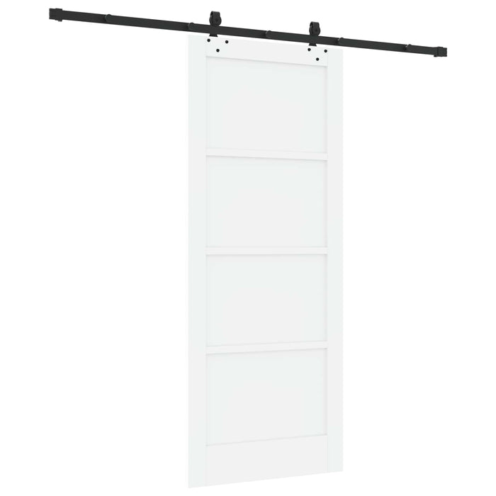 Ușă glisantă ORKDAL Alb 83 x 202 cm Lemn masiv de pin - WALTI WALTI