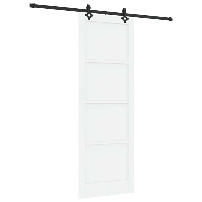 Ușă glisantă ORKDAL Alb 83 x 232 cm Lemn masiv de pin - WALTI WALTI