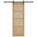 Ușă glisantă ORKDAL Natural și Negru 73,5 x 211 cm - WALTI WALTI