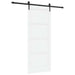Ușă glisantă ORKDAL Alb și negru 83 x 202 cm Lemn masiv de pin - WALTI WALTI
