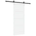 Ușă glisantă ORKDAL Alb și negru 83 x 202 cm Lemn masiv de pin - WALTI WALTI