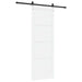 Ușă glisantă ORKDAL Alb și negru 83 x 232 cm Lemn masiv de pin - WALTI WALTI