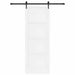 Ușă glisantă ORKDAL Alb și negru 83 x 232 cm Lemn masiv de pin - WALTI WALTI