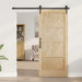 Ușă glisantă ORKDAL Natural și Negru 86 x 211 cm - WALTI WALTI