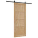 Ușă glisantă ORKDAL Natural și Negru 86 x 211 cm - WALTI WALTI