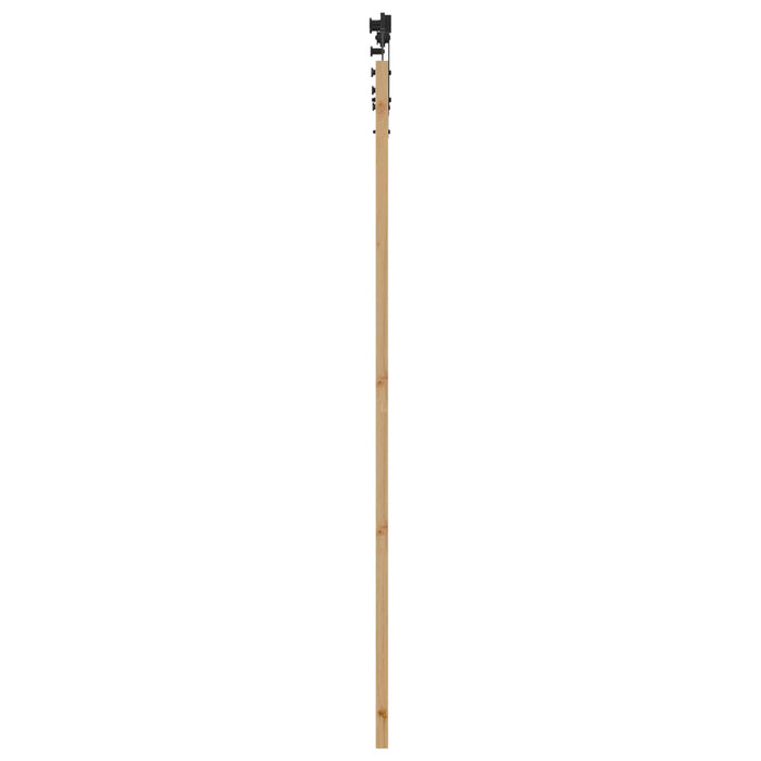 Ușă glisantă ORKDAL Natural și Negru 86 x 211 cm - WALTI WALTI