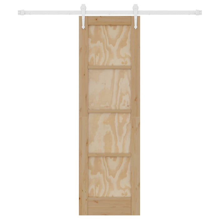Ușă glisantă ORKDAL Natural și Alb 61 x 198,5 cm - WALTI WALTI